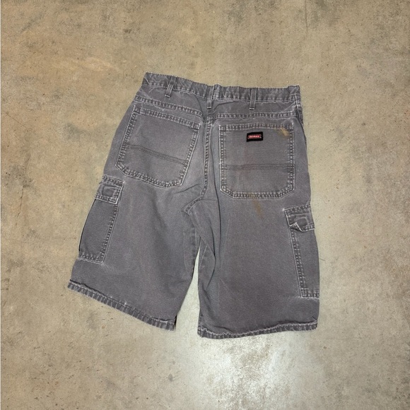 Dickies Grey Cargo Shorts - Picture 2 of 4
